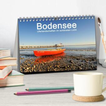 Bodensee - Uferlandschaften im schönsten Licht 2027 (Tischkalender 2027 DIN A5 quer), CALVENDO Monatskalender