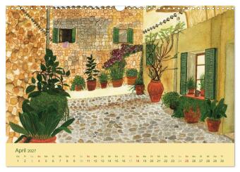 Kunstkalender 2027 - Augenblicke der Malerei (Wandkalender 2027 DIN A3 quer), CALVENDO Monatskalender