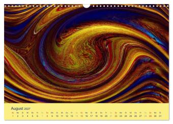 Kunstkalender 2027 - Augenblicke der Malerei (Wandkalender 2027 DIN A3 quer), CALVENDO Monatskalender