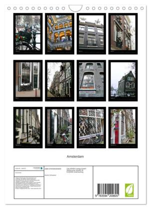 Amsterdam (Wandkalender 2027 DIN A4 hoch), CALVENDO Monatskalender