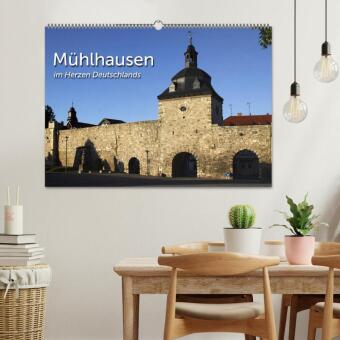 Mühlhausen (Wandkalender 2027 DIN A2 quer), CALVENDO Monatskalender