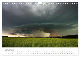 Faszination Gewitter (Wandkalender 2027 DIN A4 quer), CALVENDO Monatskalender
