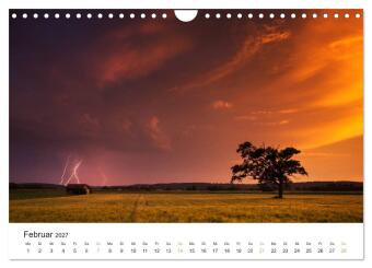 Faszination Gewitter (Wandkalender 2027 DIN A4 quer), CALVENDO Monatskalender