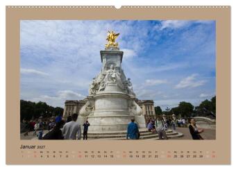 London (hochwertiger Premium Wandkalender 2027 DIN A2 quer), Kunstdruck in Hochglanz