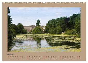 London (hochwertiger Premium Wandkalender 2027 DIN A2 quer), Kunstdruck in Hochglanz