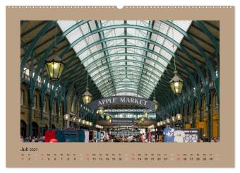 London (hochwertiger Premium Wandkalender 2027 DIN A2 quer), Kunstdruck in Hochglanz