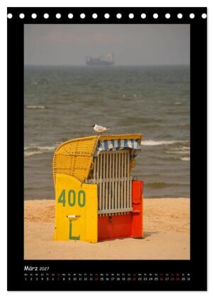 Cuxhaven (Tischkalender 2027 DIN A5 hoch), CALVENDO Monatskalender