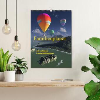 Familienplaner mit schönen Landschaftsbildern (Wandkalender 2027 DIN A3 hoch), CALVENDO Monatskalender