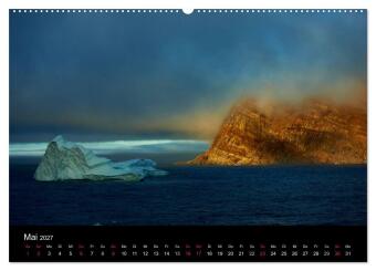 Grönland by André Poling (Wandkalender 2027 DIN A2 quer), CALVENDO Monatskalender