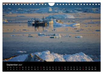 Grönland by André Poling (Wandkalender 2027 DIN A4 quer), CALVENDO Monatskalender