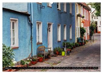 Herforder Ansichten (hochwertiger Premium Wandkalender 2027 DIN A2 quer), Kunstdruck in Hochglanz