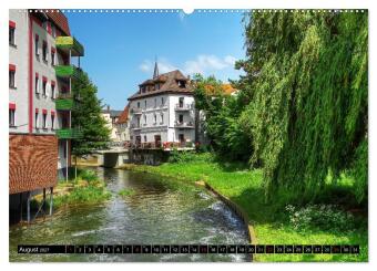 Herforder Ansichten (hochwertiger Premium Wandkalender 2027 DIN A2 quer), Kunstdruck in Hochglanz