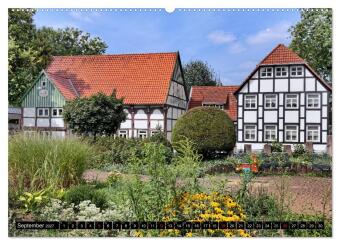 Herforder Ansichten (hochwertiger Premium Wandkalender 2027 DIN A2 quer), Kunstdruck in Hochglanz