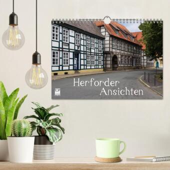 Herforder Ansichten (Wandkalender 2027 DIN A4 quer), CALVENDO Monatskalender