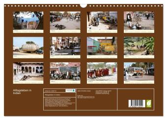 Alltagsleben in Indien (Wandkalender 2027 DIN A3 quer), CALVENDO Monatskalender