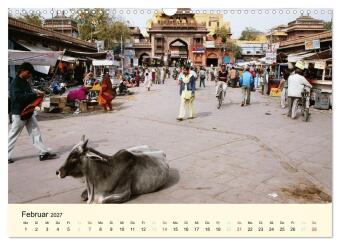 Alltagsleben in Indien (Wandkalender 2027 DIN A3 quer), CALVENDO Monatskalender