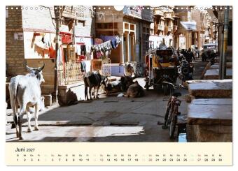 Alltagsleben in Indien (Wandkalender 2027 DIN A3 quer), CALVENDO Monatskalender