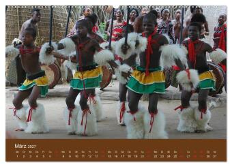 Namibia - faszinierende Menschen und Tiere (hochwertiger Premium Wandkalender 2027 DIN A2 quer), Kunstdruck in Hochglanz