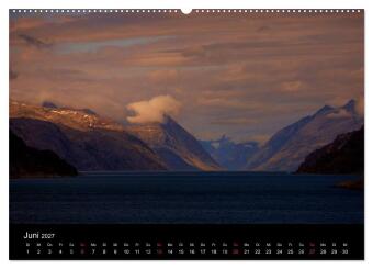 Grönland by André Poling (hochwertiger Premium Wandkalender 2027 DIN A2 quer), Kunstdruck in Hochglanz