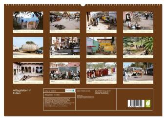 Alltagsleben in Indien (hochwertiger Premium Wandkalender 2027 DIN A2 quer), Kunstdruck in Hochglanz
