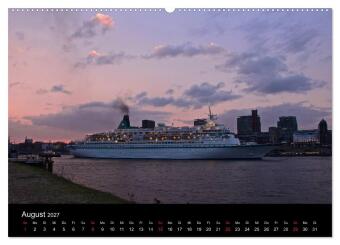 Mein Hamburg (Wandkalender 2027 DIN A2 quer), CALVENDO Monatskalender
