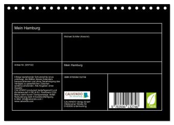 Mein Hamburg (Tischkalender 2027 DIN A5 quer), CALVENDO Monatskalender