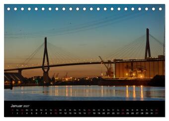 Mein Hamburg (Tischkalender 2027 DIN A5 quer), CALVENDO Monatskalender