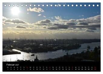 Mein Hamburg (Tischkalender 2027 DIN A5 quer), CALVENDO Monatskalender