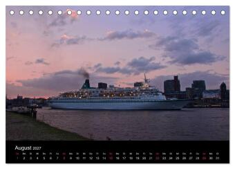 Mein Hamburg (Tischkalender 2027 DIN A5 quer), CALVENDO Monatskalender
