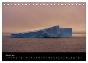Grönland by André Poling (Tischkalender 2027 DIN A5 quer), CALVENDO Monatskalender