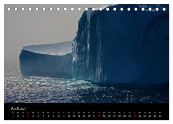 Grönland by André Poling (Tischkalender 2027 DIN A5 quer), CALVENDO Monatskalender