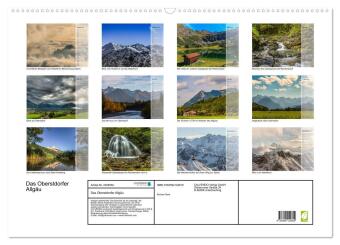 Das Oberstdorfer Allgäu (Wandkalender 2027 DIN A2 quer), CALVENDO Monatskalender
