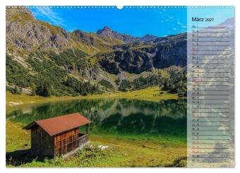 Das Oberstdorfer Allgäu (Wandkalender 2027 DIN A2 quer), CALVENDO Monatskalender