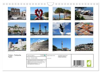 Türkei - Türkische Ägäis (Wandkalender 2027 DIN A4 quer), CALVENDO Monatskalender