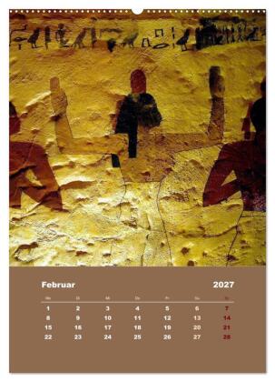 Antikes Ägypten (Wandkalender 2027 DIN A2 hoch), CALVENDO Monatskalender
