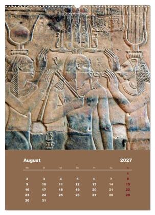 Antikes Ägypten (Wandkalender 2027 DIN A2 hoch), CALVENDO Monatskalender