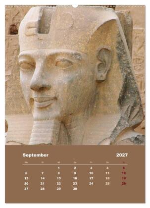 Antikes Ägypten (Wandkalender 2027 DIN A2 hoch), CALVENDO Monatskalender