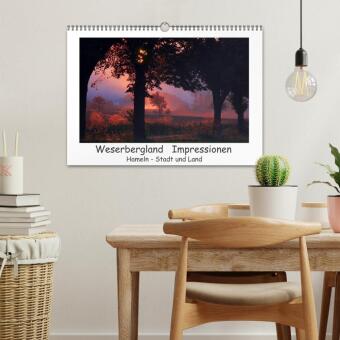 Weserbergland Impressionen (Wandkalender 2027 DIN A3 quer), CALVENDO Monatskalender