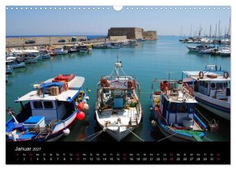 Insel Kreta (Wandkalender 2027 DIN A3 quer), CALVENDO Monatskalender