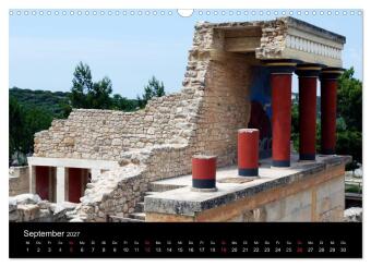 Insel Kreta (Wandkalender 2027 DIN A3 quer), CALVENDO Monatskalender