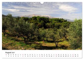 Peloponnes Impressionen / 2027 (Wandkalender 2027 DIN A3 quer), CALVENDO Monatskalender
