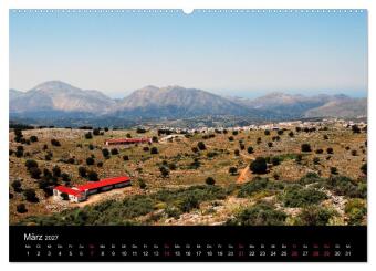 Insel Kreta (Wandkalender 2027 DIN A2 quer), CALVENDO Monatskalender