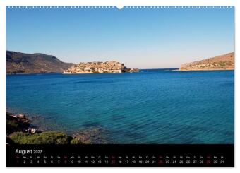 Insel Kreta (Wandkalender 2027 DIN A2 quer), CALVENDO Monatskalender