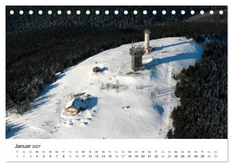 Thüringen - mit Abstand betrachtet 2027 (Tischkalender 2027 DIN A5 quer), CALVENDO Monatskalender