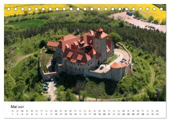 Thüringen - mit Abstand betrachtet 2027 (Tischkalender 2027 DIN A5 quer), CALVENDO Monatskalender