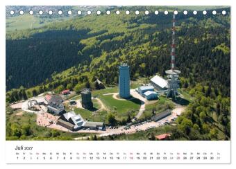 Thüringen - mit Abstand betrachtet 2027 (Tischkalender 2027 DIN A5 quer), CALVENDO Monatskalender