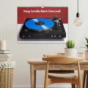Vintage Turntables Made In Schwarzwald (Wandkalender 2027 DIN A3 quer), CALVENDO Monatskalender