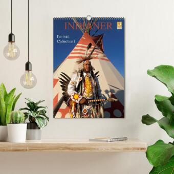 Indianer, Portrait Collection 1 (Wandkalender 2027 DIN A3 hoch), CALVENDO Monatskalender