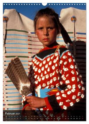 Indianer, Portrait Collection 1 (Wandkalender 2027 DIN A3 hoch), CALVENDO Monatskalender