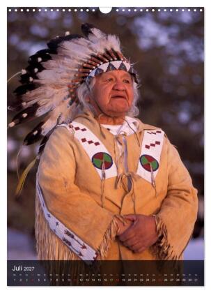 Indianer, Portrait Collection 1 (Wandkalender 2027 DIN A3 hoch), CALVENDO Monatskalender